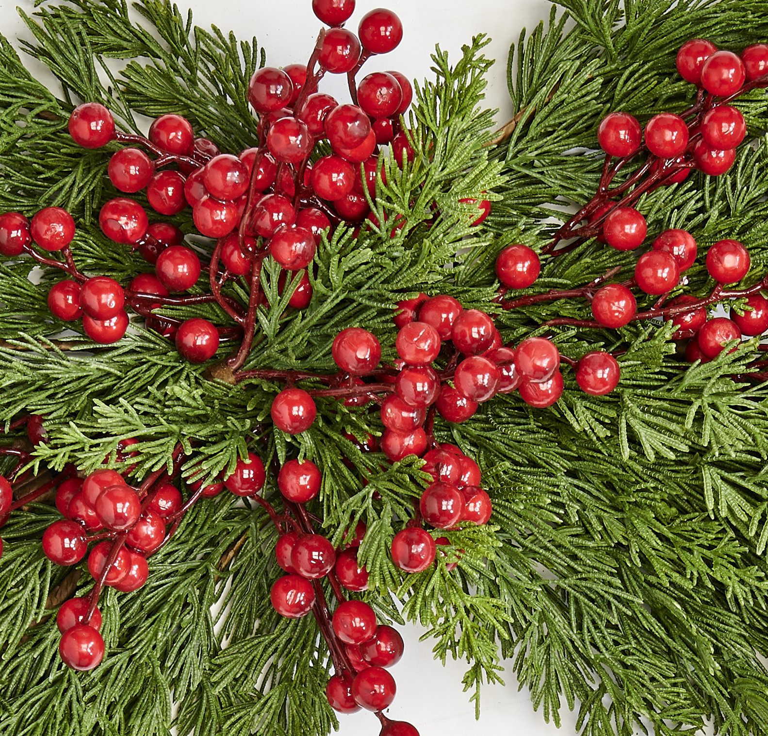 30" Berry Cypress Christmas Swag