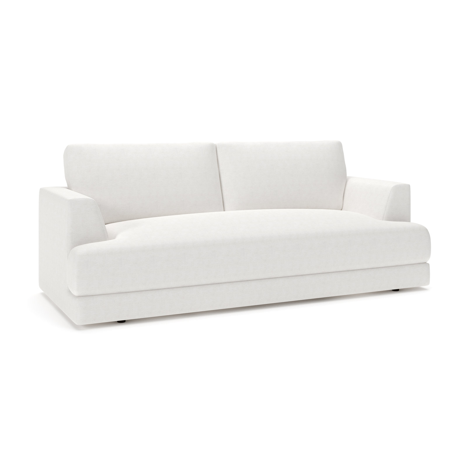 Laguna 96'' Sofa, Nomad Snow Crypton® Chenille