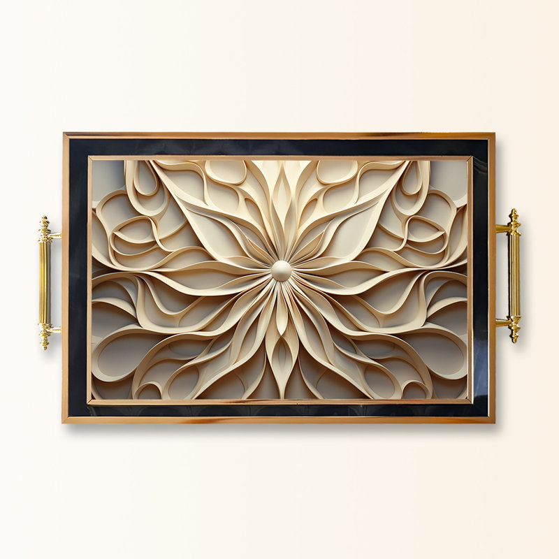 Élégant plateau en verre de 19,7 po x 11,4 po x 1,4 po | Fabrication 100% verre durable | Facile à nettoyer avec un chiffon humide | Idéal pour le service, la présentation décorative et l'organisation | Ajout élégant à la décoration intérieure