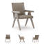 Chaise avec accoudoirs d'extérieur Debbee (ensemble de 2)