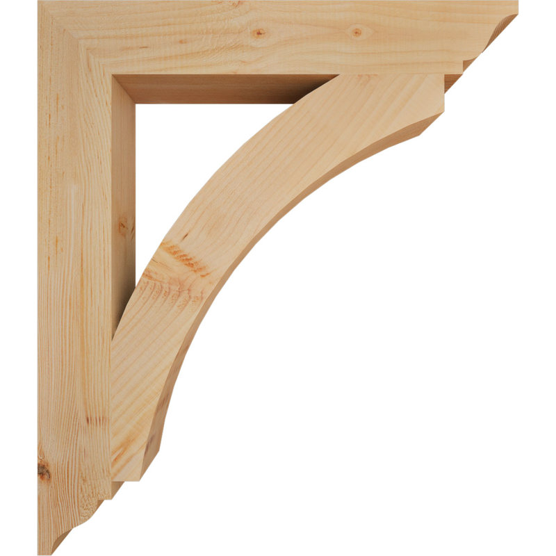 Support traditionnel Thorton, Douglas (lisse), H 30 po x l 3,5 po x P 26 po