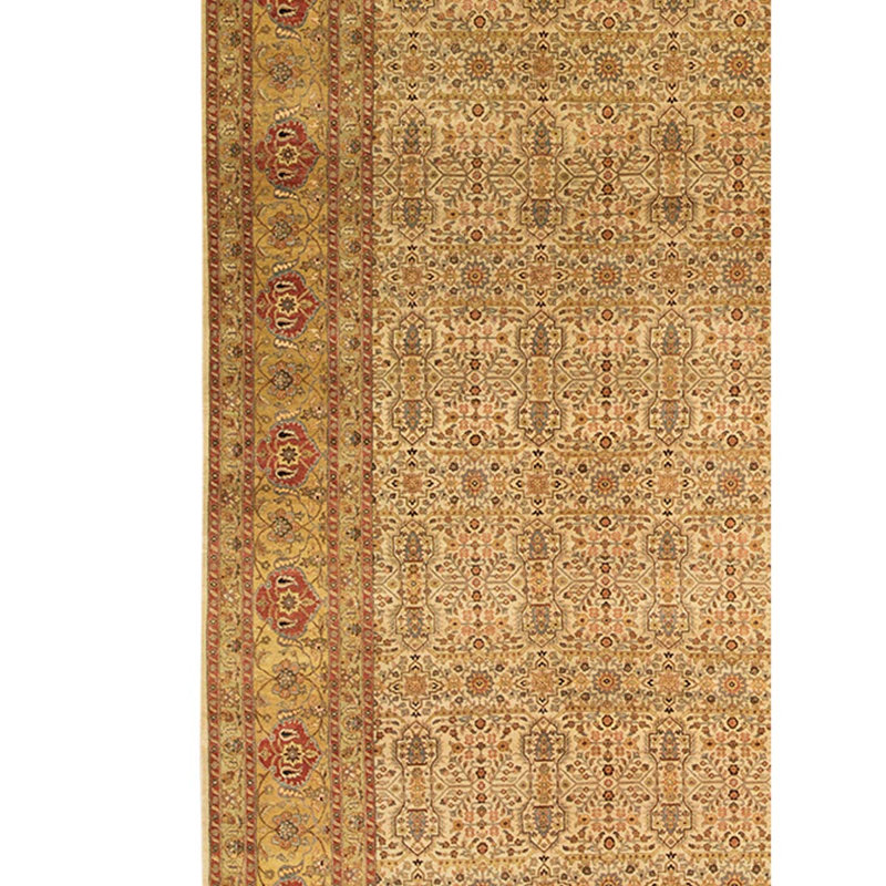 Wool Oriental Area Rug in Brown