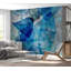 Papier peint abstrait mosaïque saphir-1286605495