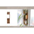 Geralds Mango Wood Geometric Wall Shelf, 33'' Floating Storage Display for Home & Office