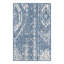 Tapis intérieur / extérieur bleu / ivoire en polypropylène tissé à la machine Bonnetta-2103013778