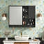 Armoire à pharmacie murale avec porte miroir et tablette ajustable-714075898
