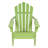 Brently Solid Wood Adirondack Chair with Table-91361173
