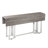 Adams 31.5 " Extendable Rectangular with Iron Base Dining Table-767100361