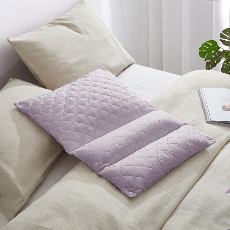 Purple Adjustable Multifunction Ergonomic Polyester Pillow