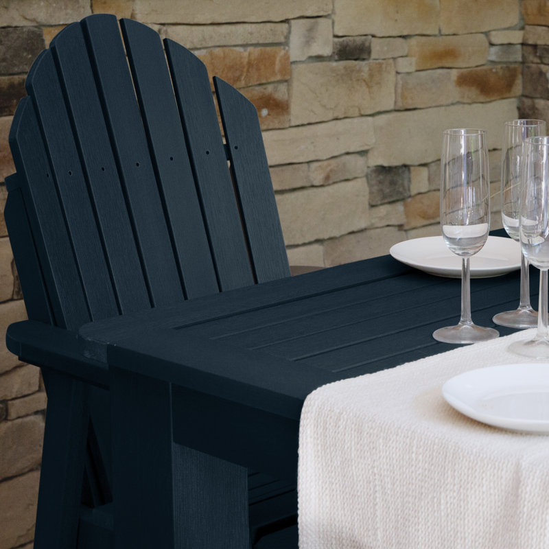 Ensemble repas 7 pièces Macias, Bleu fédéral, H 36 po x l 42 po x L 84 po 