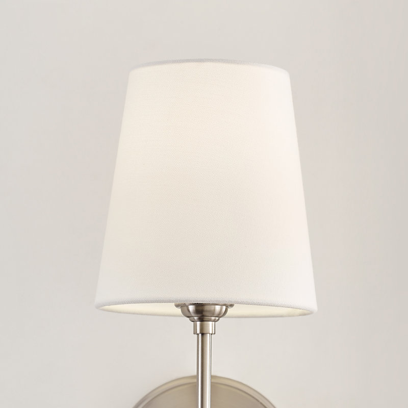 Agathon Dimmable Bath Sconce, Brushed Nickel, No