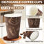 Coffee Cups 12 Oz Paper Cups 180 Pack, Thickened Paper Coffee Cups Disposable 12 Oz Coffe Cup, Hot/Cold Beverage Drinking Cup For Office, Home, Party