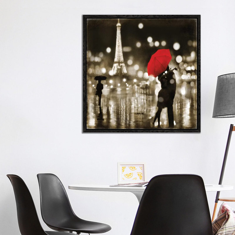 Kate Carrigan - Print on Canvas, 93.98 cm H x 93.98 cm W, Black Floater Framed