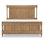 Country Living Vintage Market Wingback Oak Bed