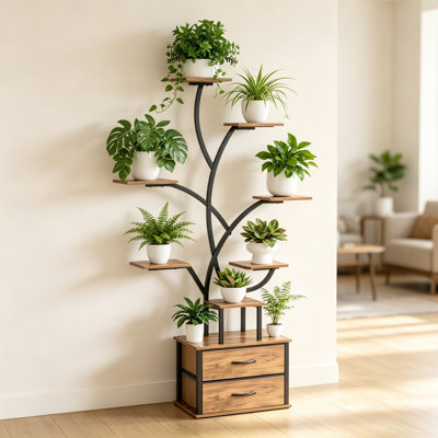 Iron 9 Tier Plant Stand