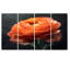 «Orange» et «Ranunculus Bloom II» - ensemble de reproductions d'art mural orange et noir-568196910
