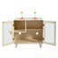 Ishaanvi Enclosure with LED Light and 2 Glass Doors-1265504410