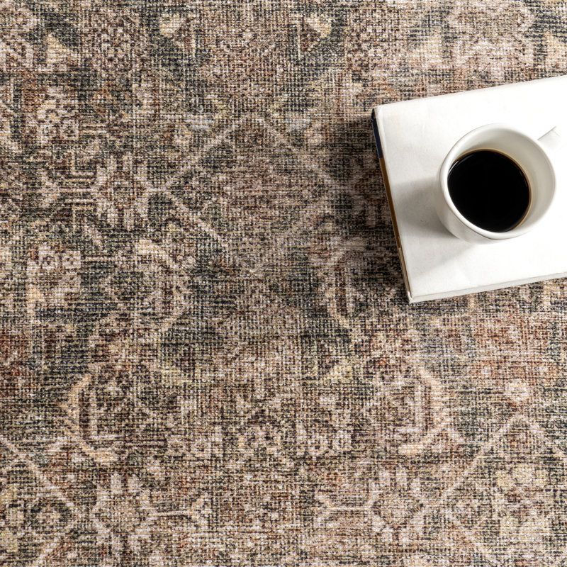 Tapis en mélange de jute de polyester Jeccica, Rectangle 9 pi x 12 pi