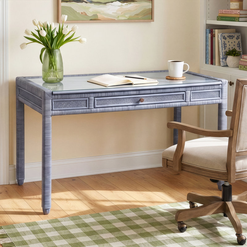 Electra Glinda Desk, Sea Glass, Yes