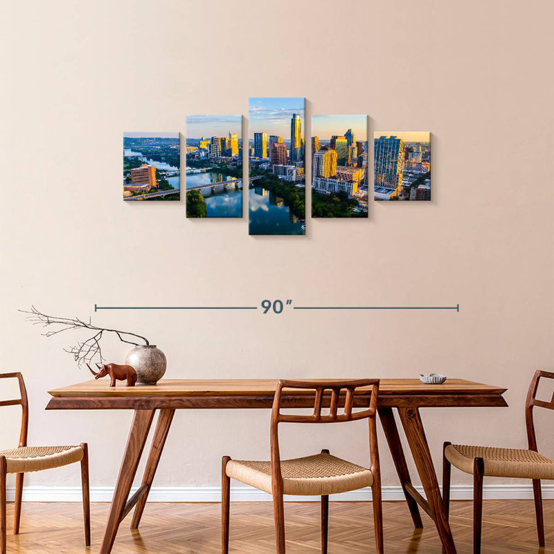 Texas Sunrise, 34" H x 74" W