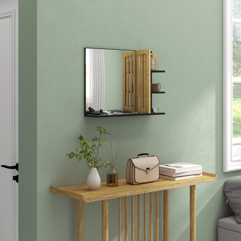 Mornimont Rattan Rectangle Wall Mirror