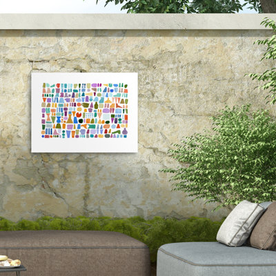 Bolog Beach Combing On Canvas Print