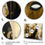 «Golden Mask Abstract Gold and Black», reproduction d'art sur toile-1050436773-1050436769
