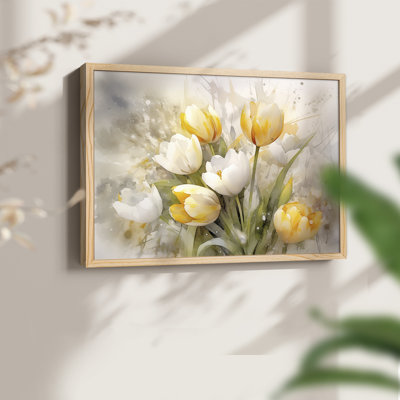 Floral Series-CLIX -Framed Print - Restickable