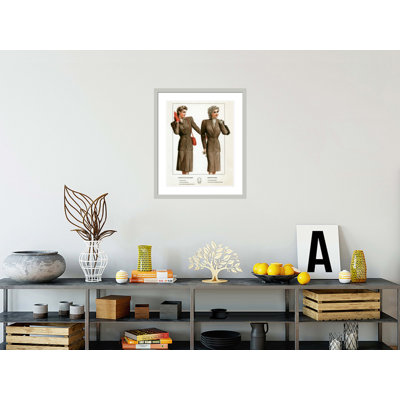 Tailored and Trim – 1940's Fashion: Two Travel Suits par Anonyme - Impression Giclée encadrée