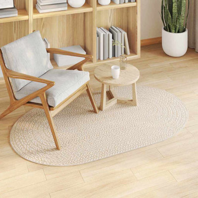 Oval Machine Braided Area Rug