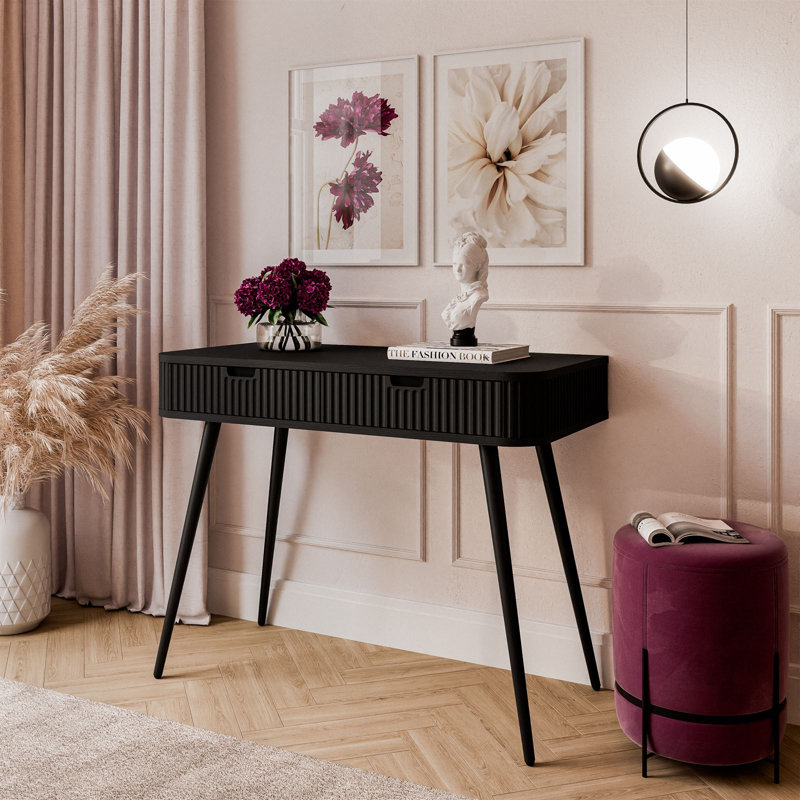 Console Table Pana, Black, Black