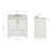 37'' Single Bathroom Vanity with Carrara Marble Top-93359366-121646124
