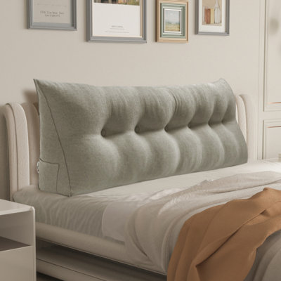 Sit-up Back Comfort Large Triangular Bolster Headboard Reading Wedge Pillow Compression