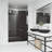 Elan 56-60" W x 74" H Sliding Frameless Shower Door with 3/8" Tinted Glass-98714662
