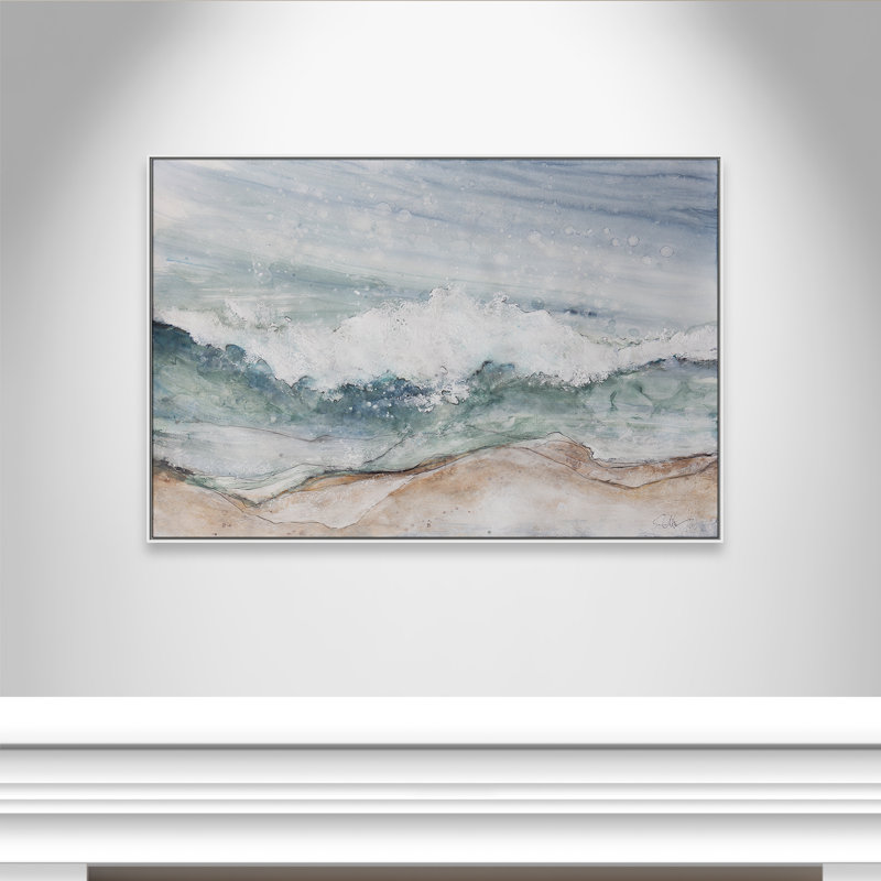 Morning Crush " Morning Crush " by Filippo Ioco, 41.5'' H x 61.5'' W x 2'' D, White Framed