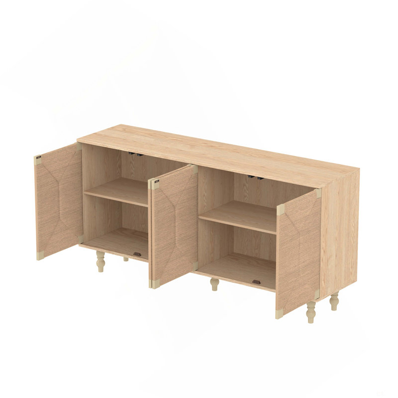 59.06 " W Sideboard, Naturel + rustique