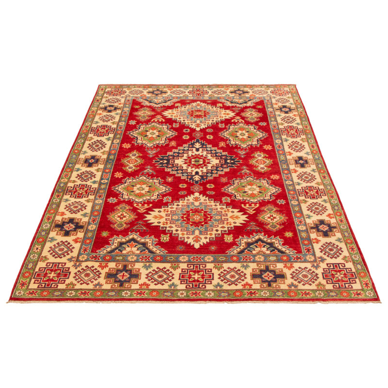 Tapis unique en laine noué à la main 6 pi 11 po x 9 pi 10 po nouvel âge Ocella