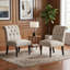Fauteuil d'appoint Easton en tissu beige Easton