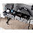 Mirrored Makeup Vanity Table with Stainless Steel Base and Two Drawers, A Versatile and Stylish Desk for Bedroom and Office Use-1240532671