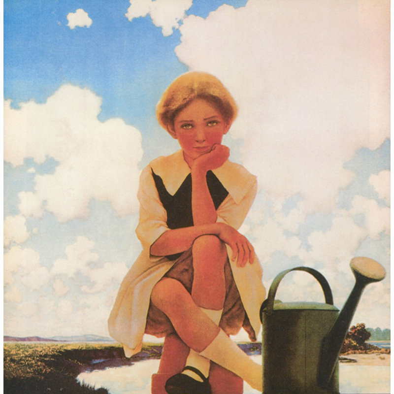 Mary Mary Quite Contrary by Maxfield Parrish Gallery Wrapped Canvas, 40" H x 28" W