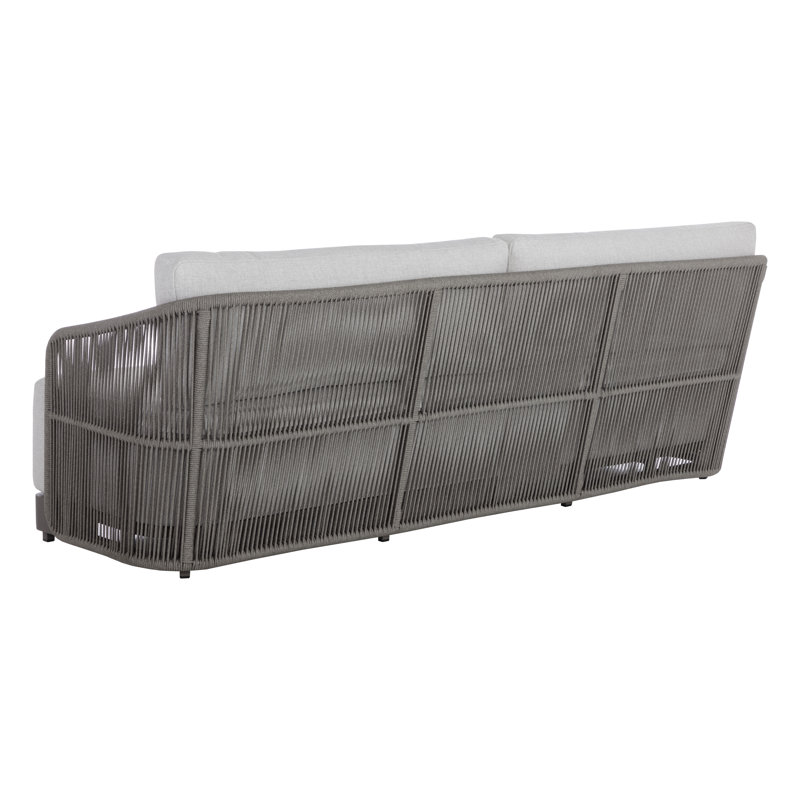 Allariz Outdoor 3 - Seat Patio Sofa, Warm Gray/Gracebay Light Gray