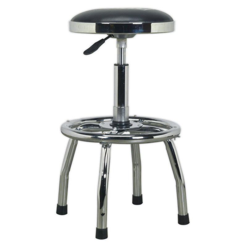 Adjustable Height Industrial Stool