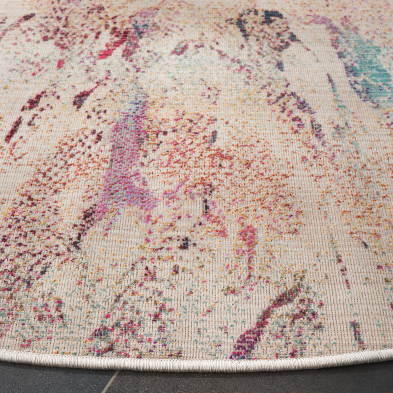 Tapis d'intérieur / extérieur Effeff Performance, Rond 6 pi 7 po