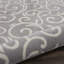Tapis à motif floral gris Thornlie-273879248