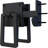 Self Locking Gate Latch, Heavy Duty Double Side Gate Latches Black for Outdoor Fence, Wooden Gates