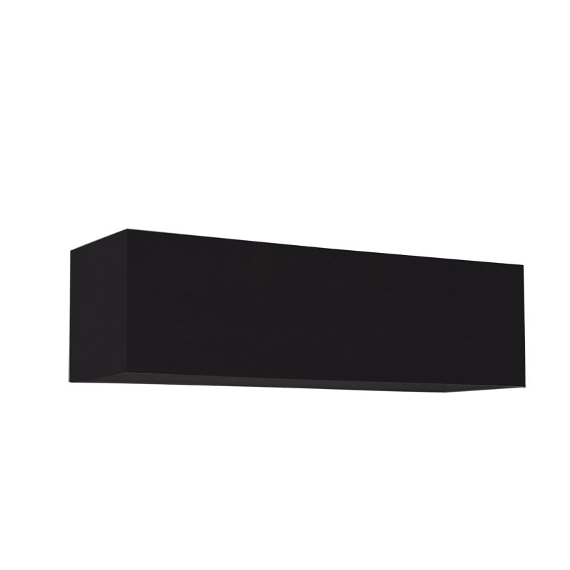 Angelia 28cm H Cotton Rectangle, Black