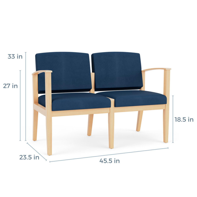 Siège tandem 2 places Amherst, Naturel, Patriot Plus Blue Ridge