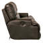 Canapé inclinable en cuir 93 po Anjuman-24676003-24734706-24734707