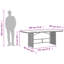 Bartie Rectangular Outdoor Dining Table , 190cm cm W 80cm cm D-2076510373
