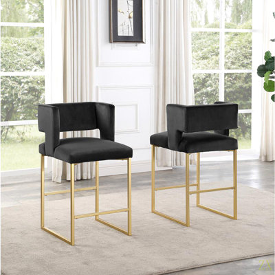 Ensemble de 2 tabourets de comptoir 27 po Modern Modern